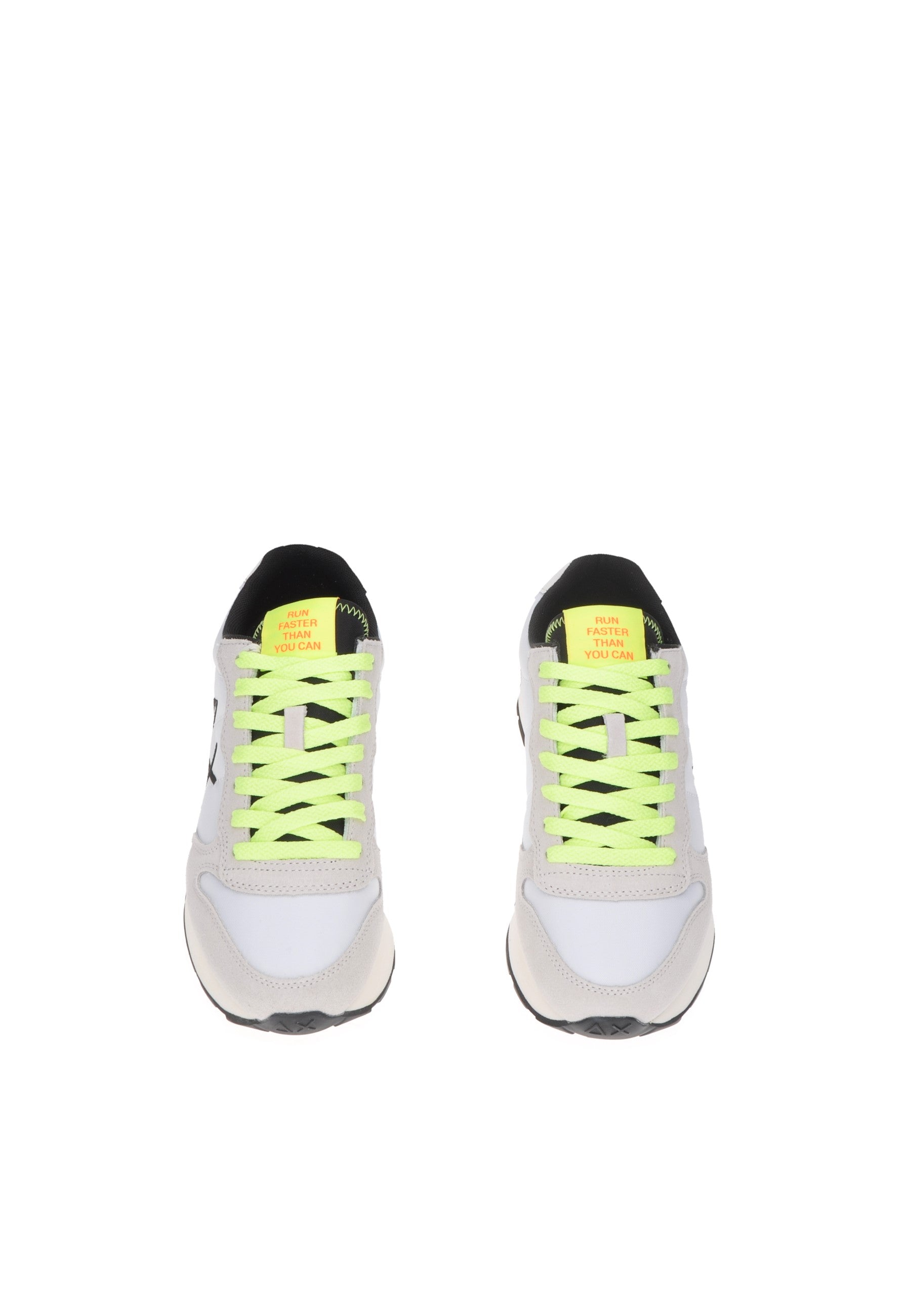 Z35102 sneaker SUN68 with bright yellow laces and suede upper, designed for comfort and style.